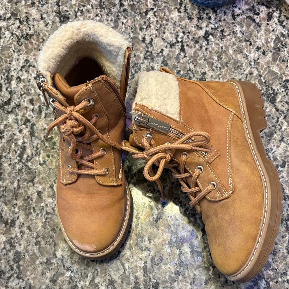 Marc Fisher Tan Kids Boots